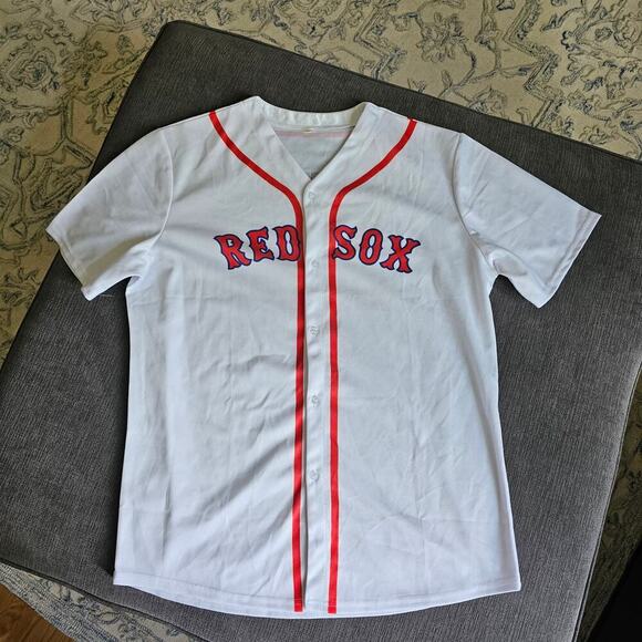 MLB Boston Red Men's White Sox David Ortiz Promotional Jersey Size Large - Picture 1 of 6